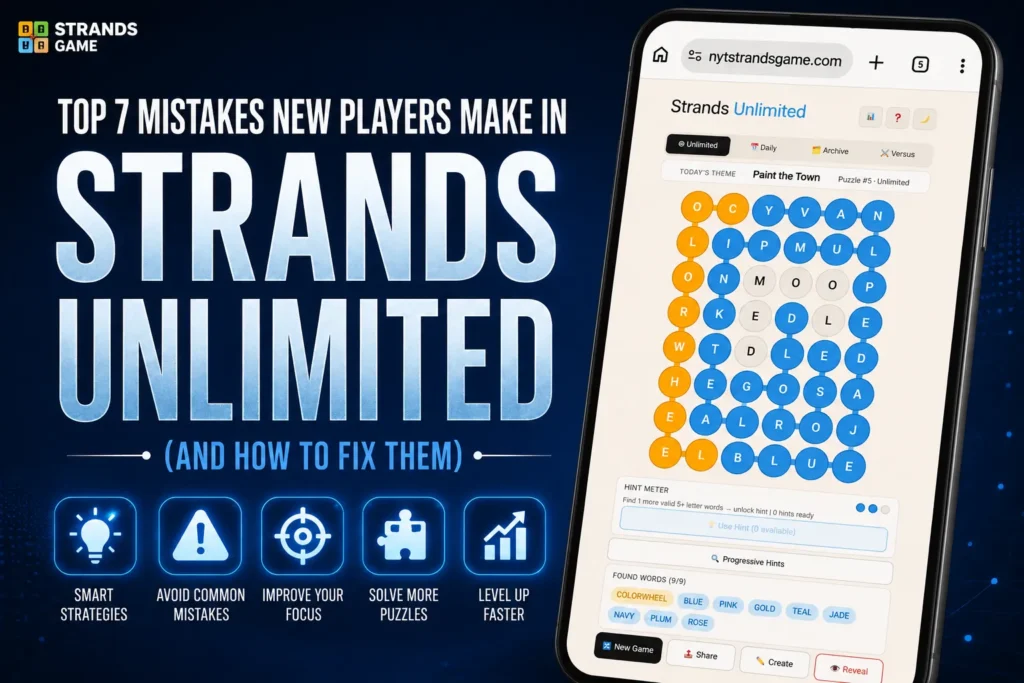 Top 7 Mistakes New Players Make in Strands Unlimited (and How to Fix Them)